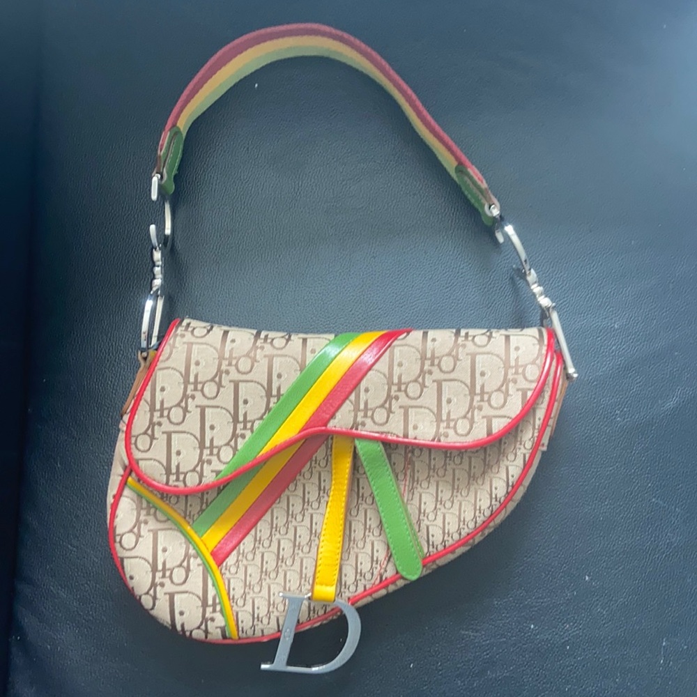 Dior Rasta Jamaican Special Edition Saddle Bag